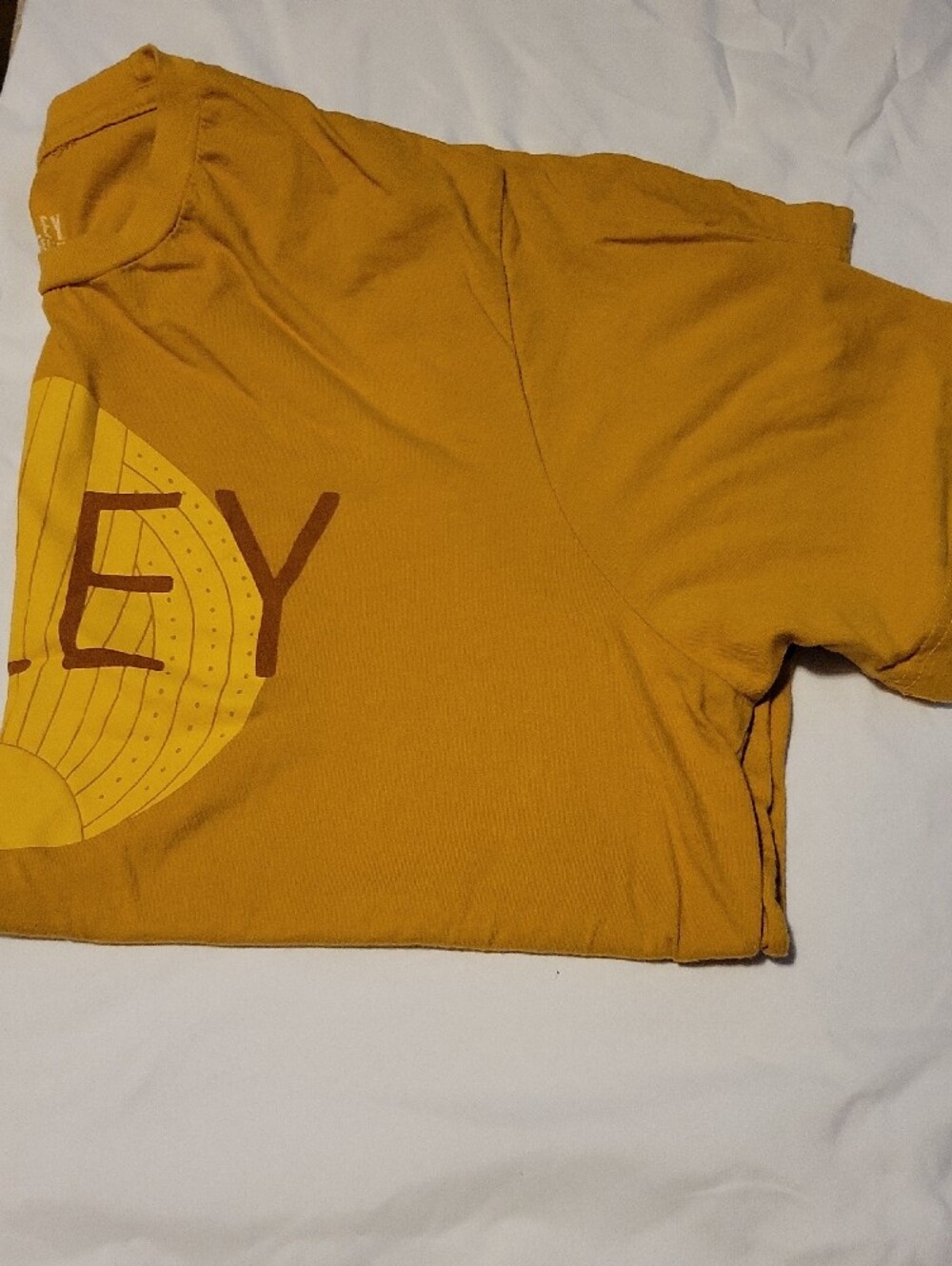 Women's Mustard Short Sleeve Tee - Picture 5 of 8